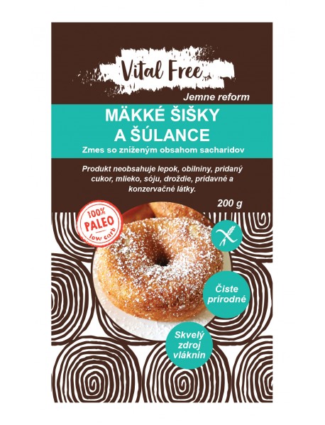 VITAL FREE PALEO MÄKKÉ ŠIŠKY A ŠÚLANCE 200g